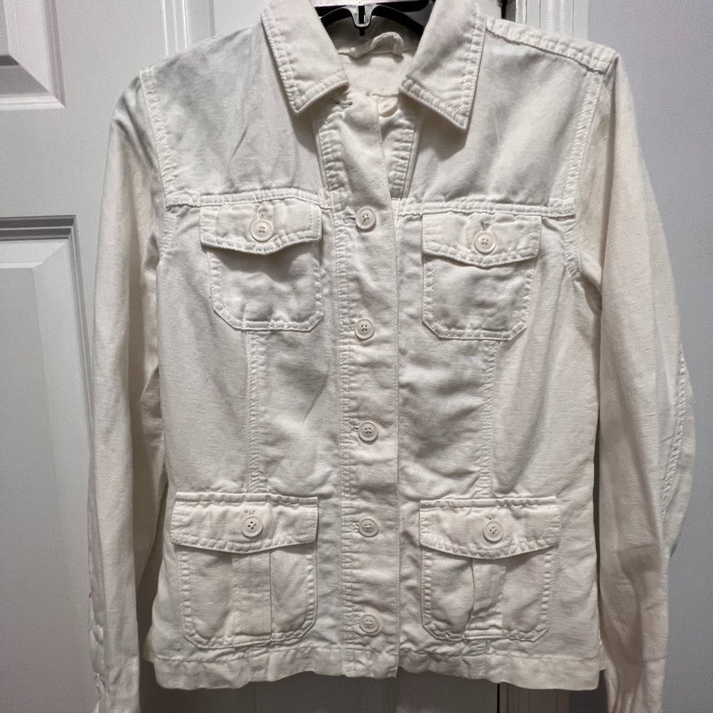 Eddie Bauer XS white jacket